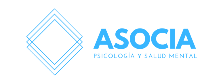 Logo alargado letras azules sin fondo